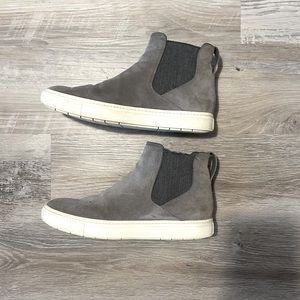 Vince Newlyn Chelsea High Too Sneaker Women’s 8 Modern Minimalist Designer